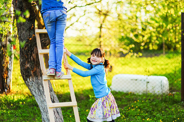 istock The child in garden. 530986344