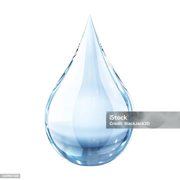 De Agua Drop Foto de stock y más banco de imágenes de Gota - Líquido - Gota - Líquido, Gota de lluvia, Tridimensional