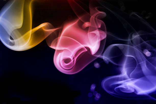 Colorful Smoke Abstract stock photo