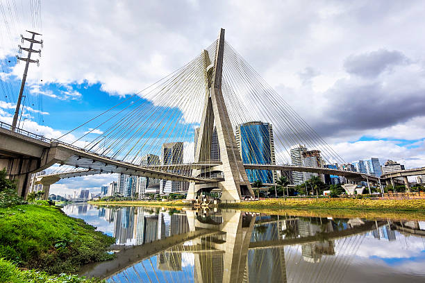 istock Estaiada Bridge in Sao Paulo, Brazil 530993500