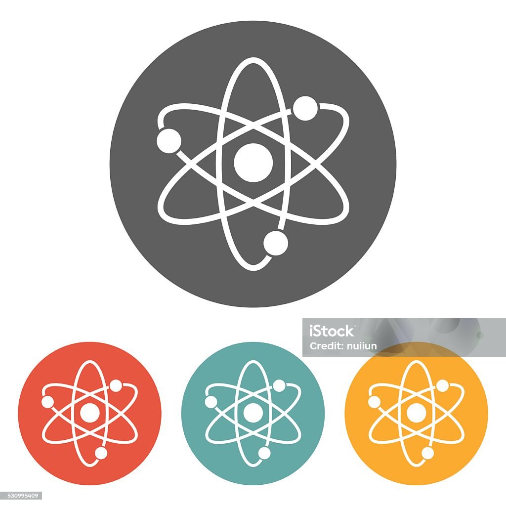 atom icon Atom stock vector
