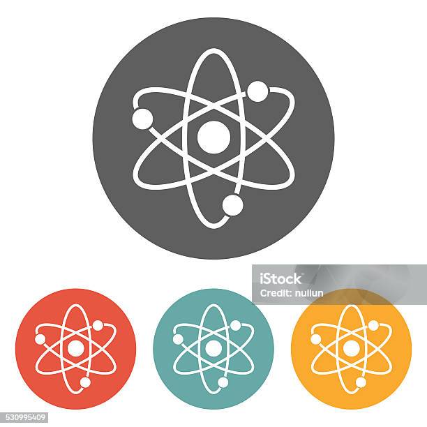 Atom Icon Stock Illustration - Download Image Now - Atom, Biology, Biotechnology