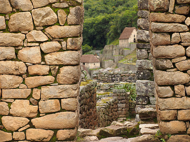 istock Machu Picchu through the rocks 530995410