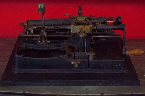 mimeograph - thomas alva edison museum imagens e fotografias de stock