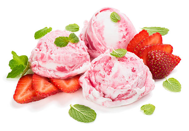 istock Strawberry ice cream. 530997850