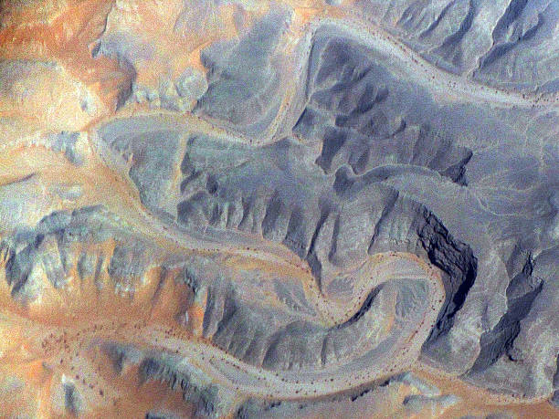 istock Impressive aerial view of a desert 530998360