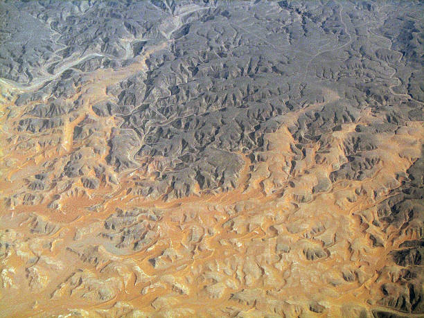 istock Aerial view of a desert 530998408