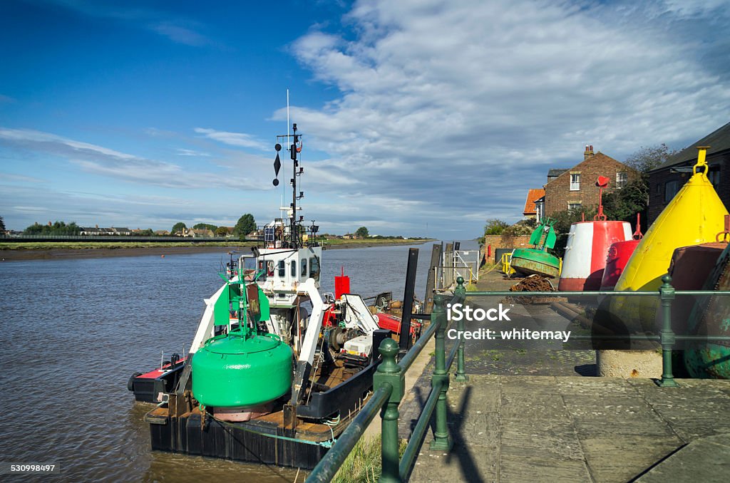 Bojen in der King's Lynn, Norfolk - Lizenzfrei Wasserfahrzeug Stock-Foto