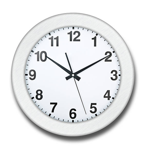 istock White clock with the time set to 10 after 10 530998527