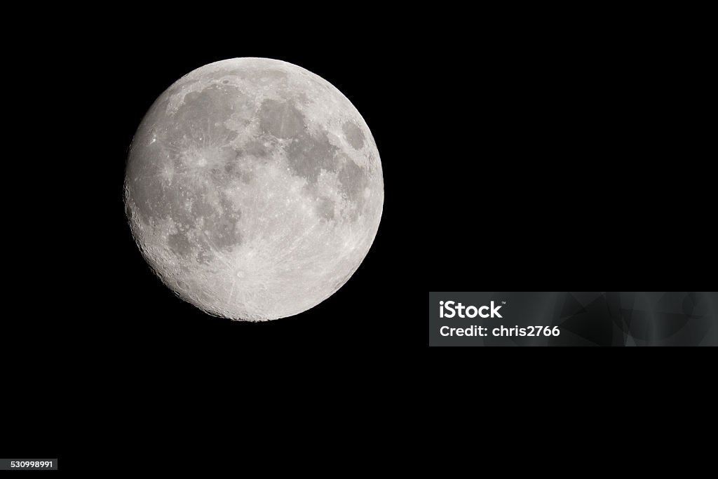 Full Moon, taken on 7th Sep 2014 2015 Stock Photo