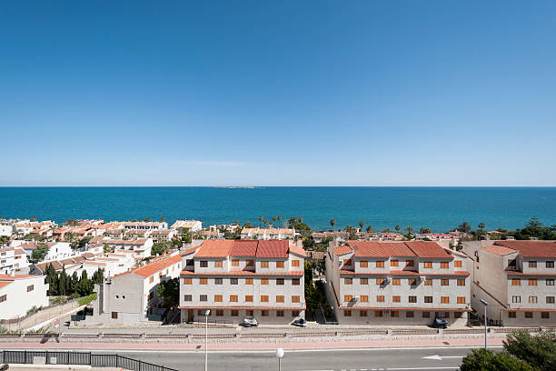 vistas de santa pola - island of tabarca imagens e fotografias de stock