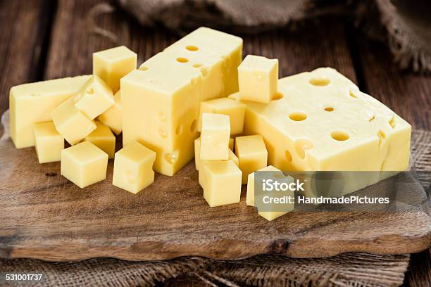 Block Of Cheese Stock Photo - Download Image Now - 2015, Appetizer, Block Shape