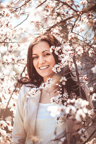istock Woman in spring garden 531003592