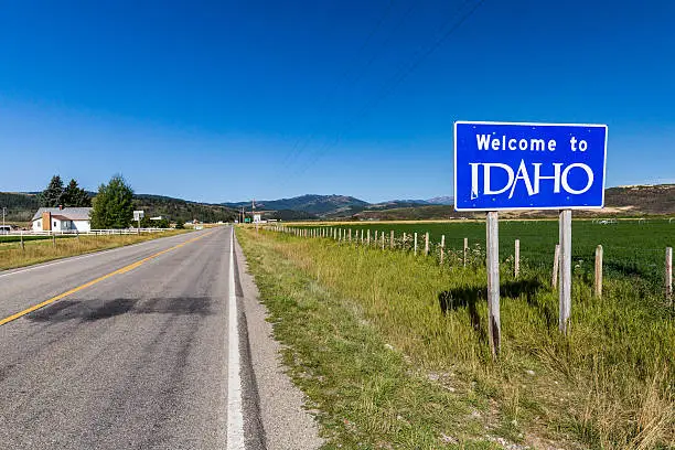 Photo of Welcome sign to Idaho State