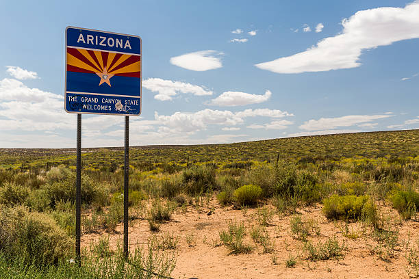 istock Welcome to Arizona sign 531004124