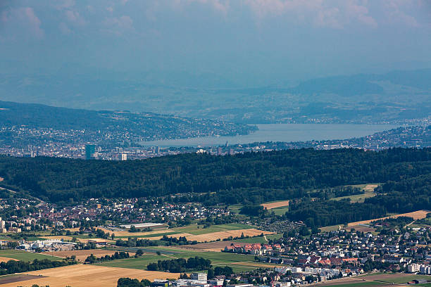 istock Views from to Mountain Lagern to Zurich 531006068
