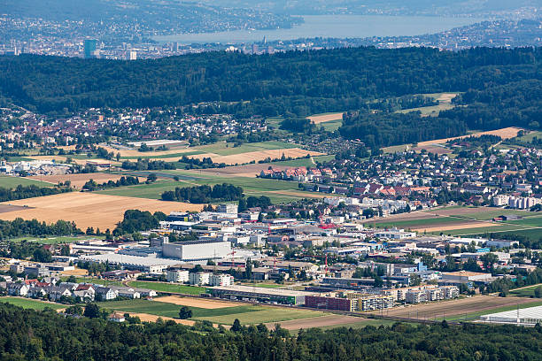 Views from to Mountain Lagern to Zurich