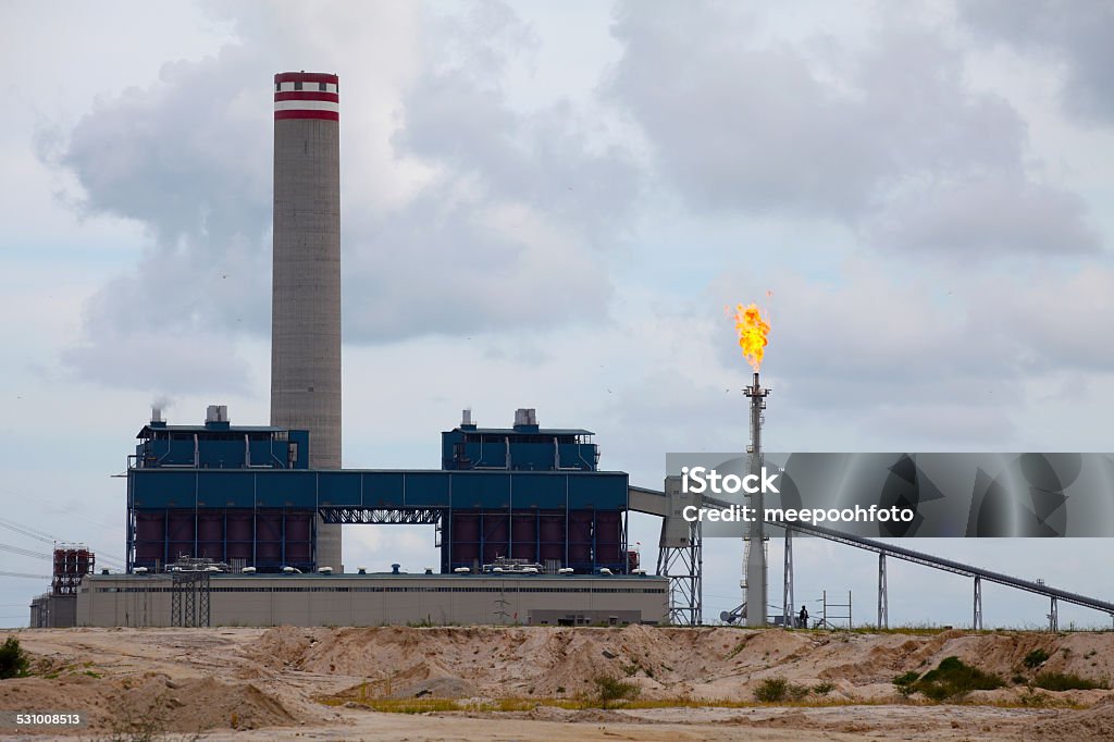Coal fired electric power plant 2015 Stock Photo