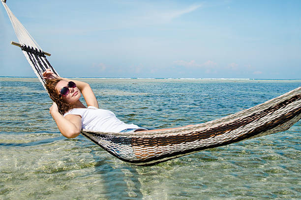 istock Girl Relaxing In Hammock 531008758