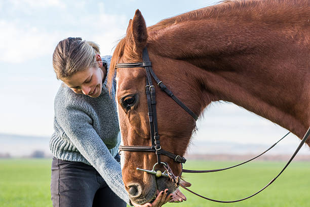 istock Girl and horse 531008905