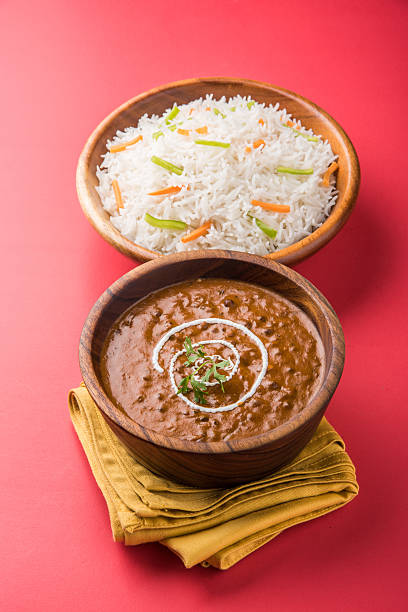 istock dal makhani / daal makhani/dal makhni with plain basmati rice 531009382