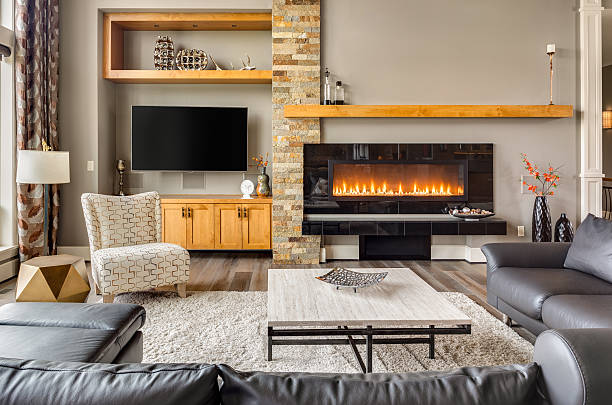 istock Living Room in Luxury Home 531010009