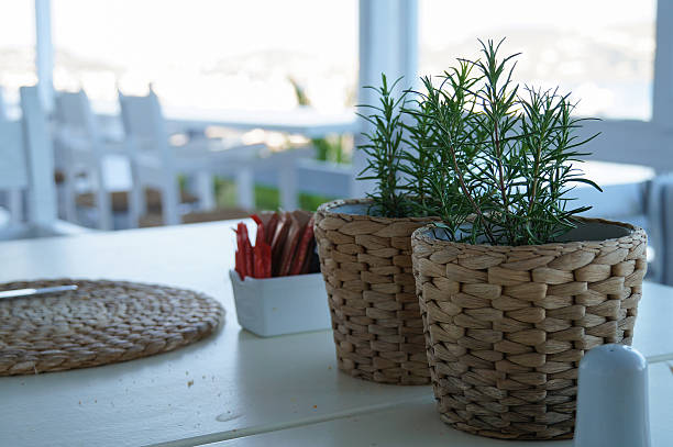 istock Lavender in basket for decorating the table ,Mykonos,Greece. 531010450