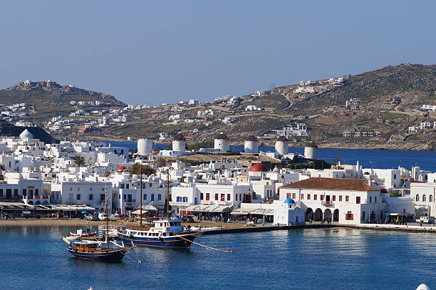 istock Beautiful Mykonos in the morning, Greece. 531010516