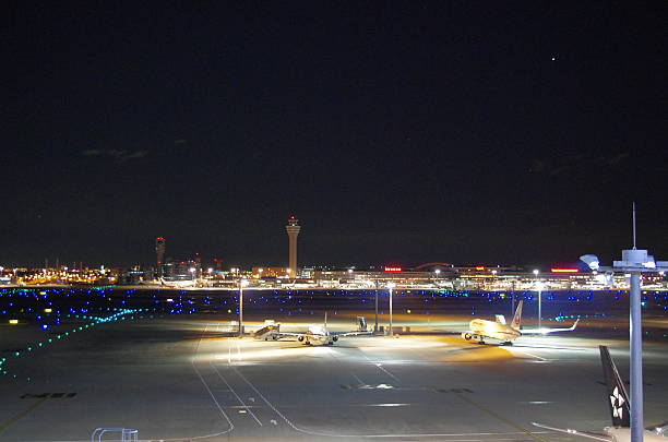 istock Night of Tokyo Haneda Airport 531010749