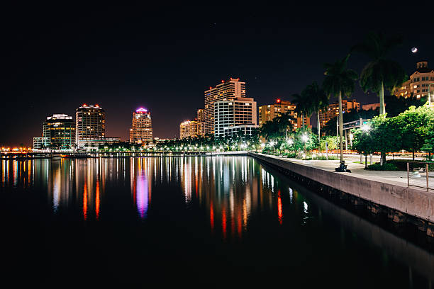 istock The skyline at night in West Palm Beach, Florida. 531011729