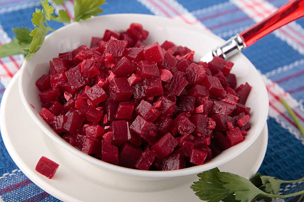 istock Bowl of beetroot salsa with ginger and garlic 531011813