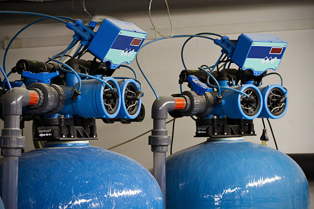 istock Water filters to remove iron, together with tanks 531012871