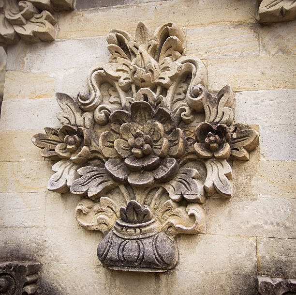 istock Stone decor in balinese temple, Indonesia. 531014389