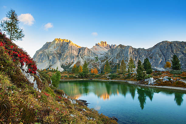 istock Limides Lake and Mount Lagazuoi, Dolomites 531016079