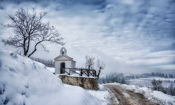 istock Snowy landscape in the hills 531019499