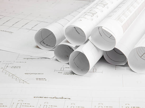 istock Architectural blueprint of office building 531020643
