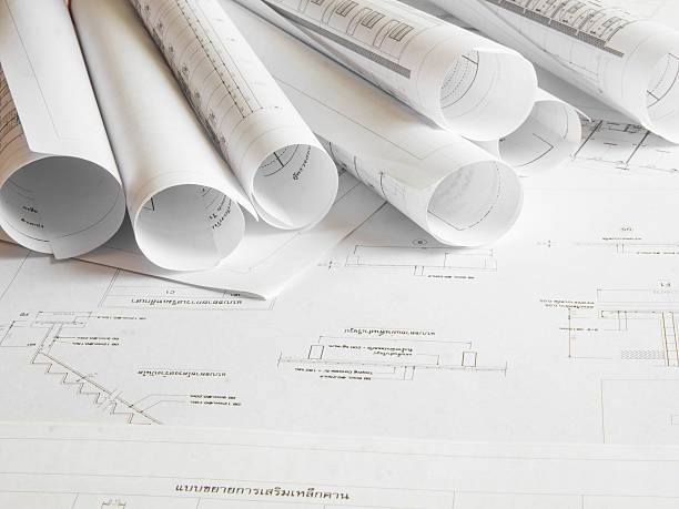 istock Architectural blueprint of office building 531023121
