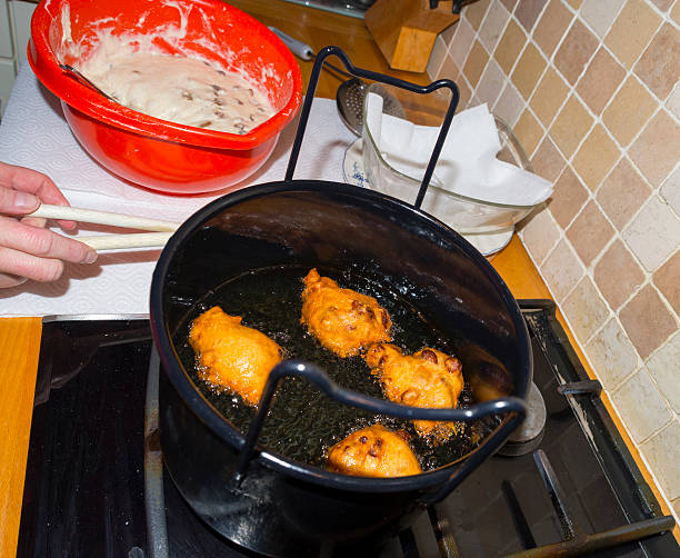 istock Baking traditional Dutch Donuts for New Year 531033601
