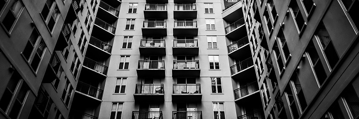 Apartment building in Washington, DC.