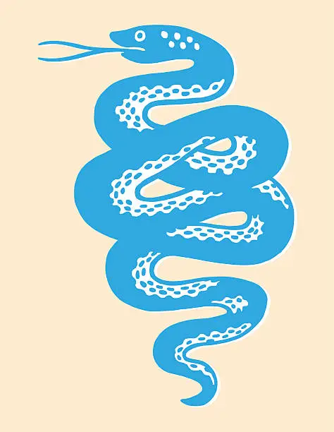 Vector illustration of Snake