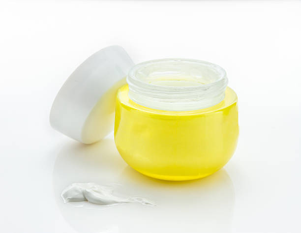 istock The Cream bottle on white background for decorate project. 531036913