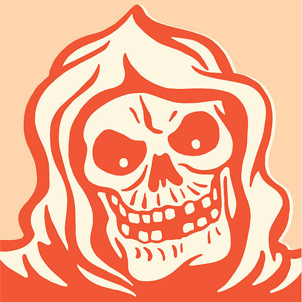 hooded skull - 死神 插圖 幅插畫檔、美工圖案、卡通及圖標