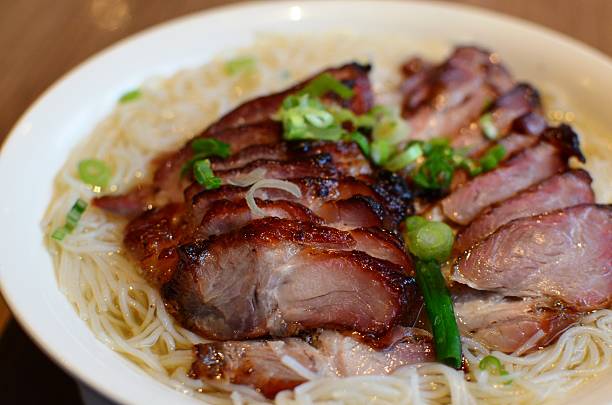 istock BBQ pork with rice vermicelli 531038769