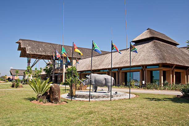 nelspruit mpumalanga terminal de aeroporto - kruger national park national park southern africa africa imagens e fotografias de stock