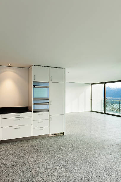 istock Wide apartment, modern kitchen, detail 531040465