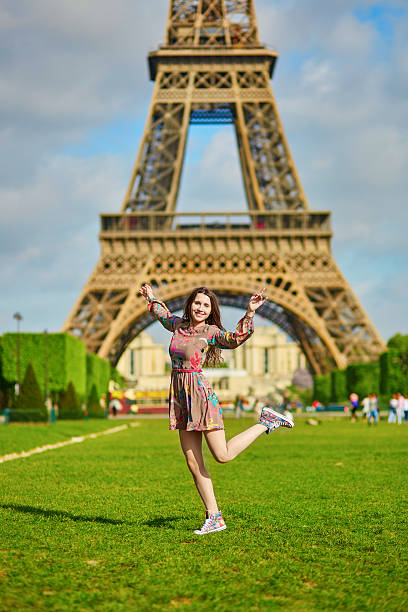 istock Beautiful young woman in Paris 531042352
