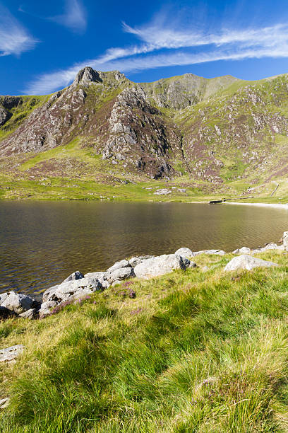 istock Lake and mountains, Llyn Idwal and the Devils Kitchen. 531043960