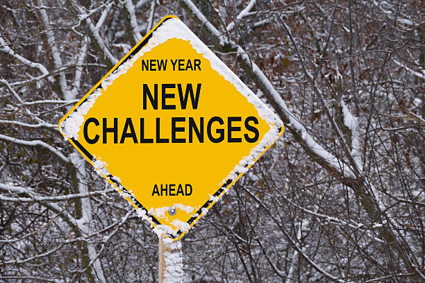 istock New-Year, New Challenges Ahead Road Sign 531044633