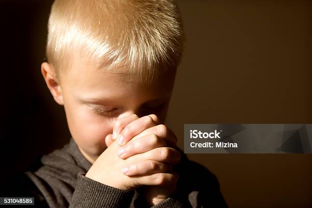 Praying Child Stock Photo - Download Image Now - Child, Praying, Boys