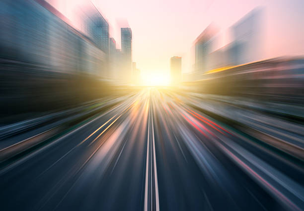 istock Motion blur image of traffic in Beijing, China 531049433